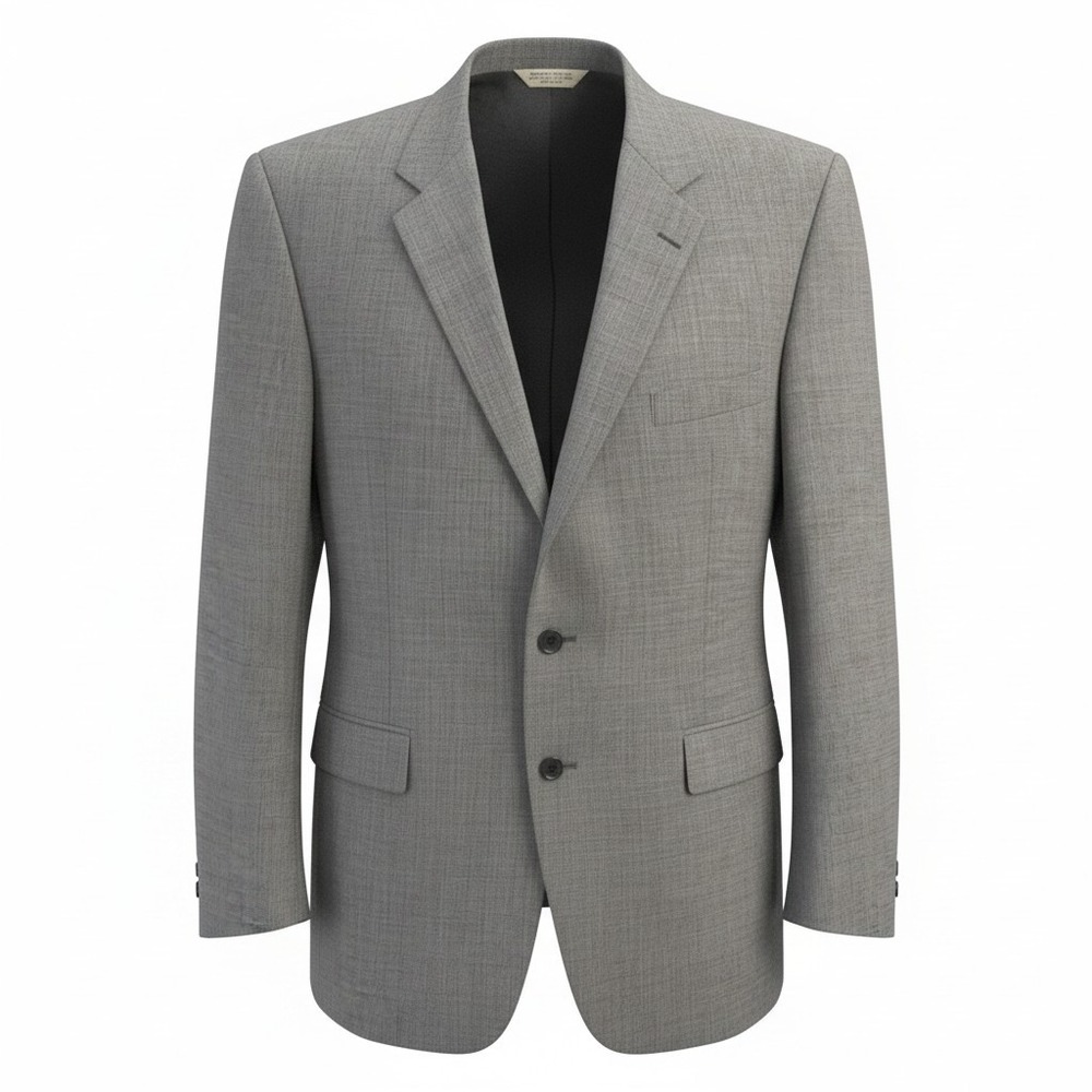 Palm Beach Hart Schaffner Marx Mens Gray Micro Pattern Blazer Sport Coat Classic